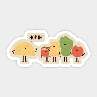 Hop In Sticker